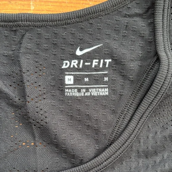 Nike Black Athletic Dri-FIT Racer Back Tank Top - Picture 2 of 5